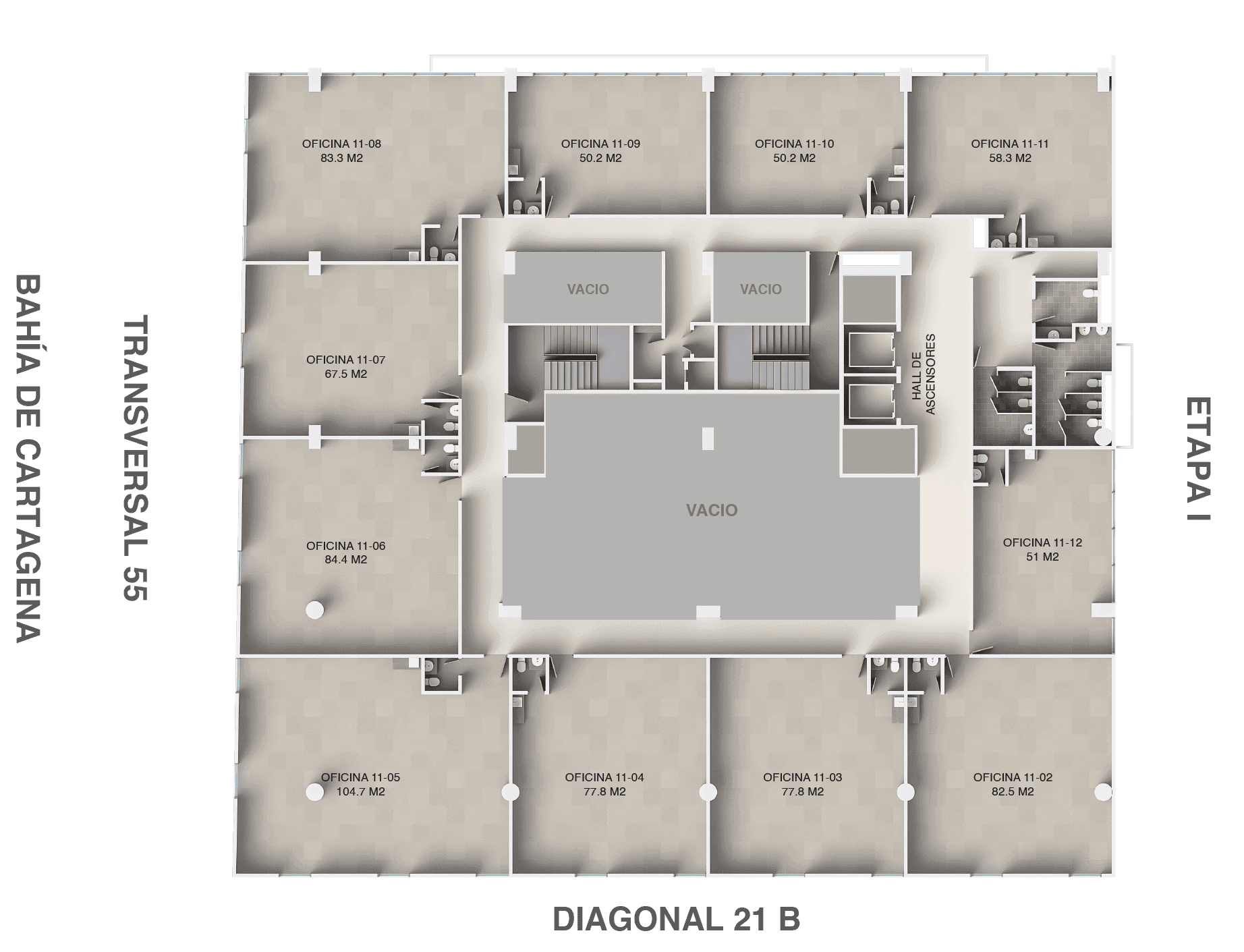 Plano Piso 11