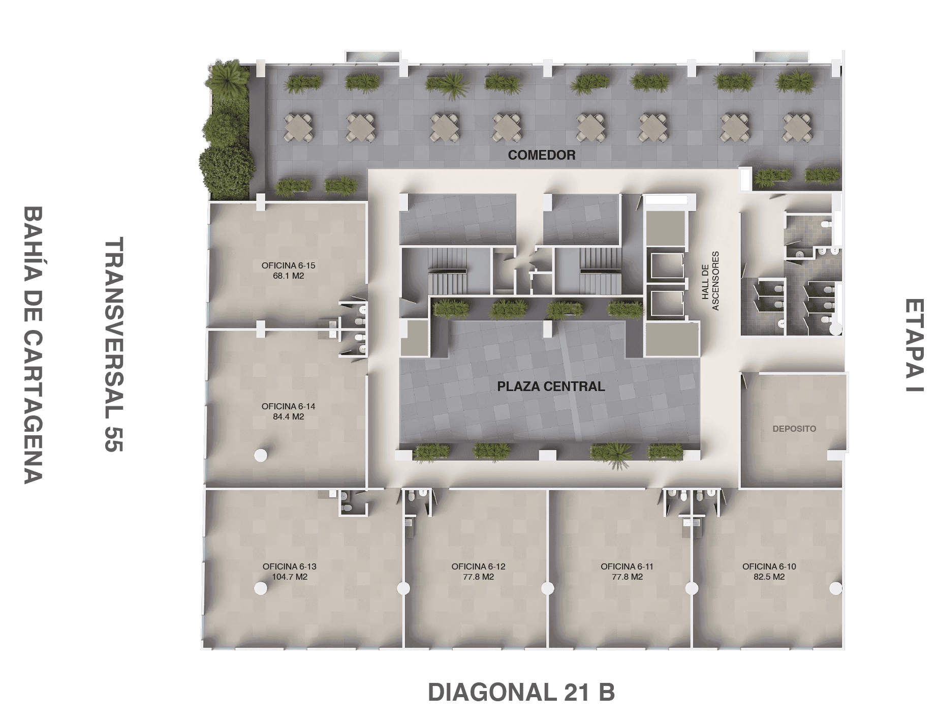 Plano Piso 6